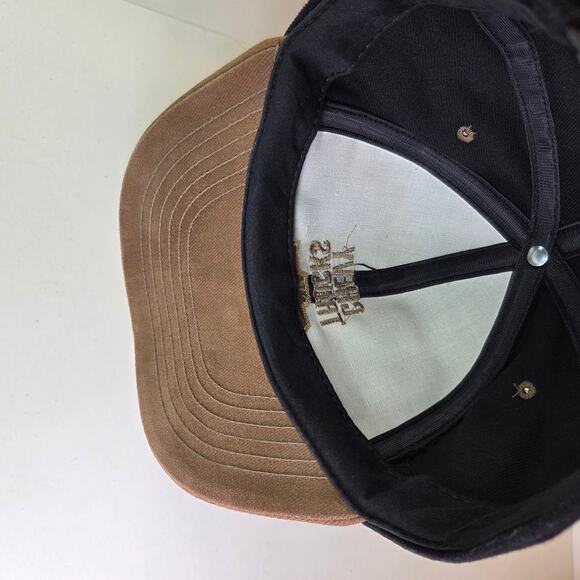 Vintage Chevy Trucks Snapback Hat Swingster USA Made Black Brown Cap - Picture 8 of 9